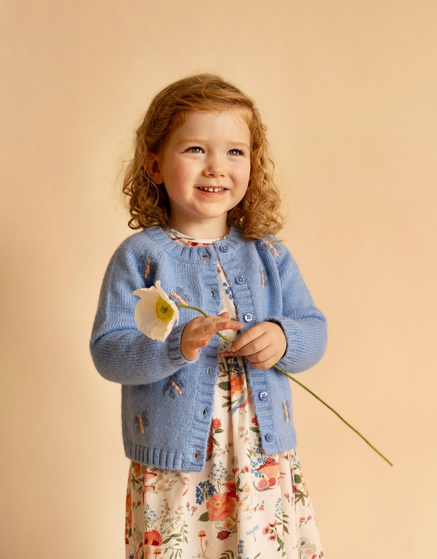 Bebe by Minihaha - Wild Garden Hand Emb. Cardigan