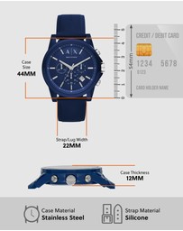 Armani Exchange - Armani Exchange Blue Watch AX1327