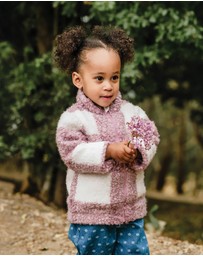 Kynd Baby - Sherpa Check Jacket in Dusty Lilac