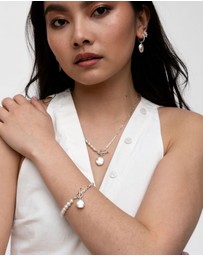 Dower & Hall - Women's Timeless Keshi Pearl Chain Bracelet In Sterling Silver