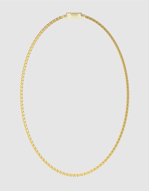 GUESS - Gold-Tone Textured Hook Necklace