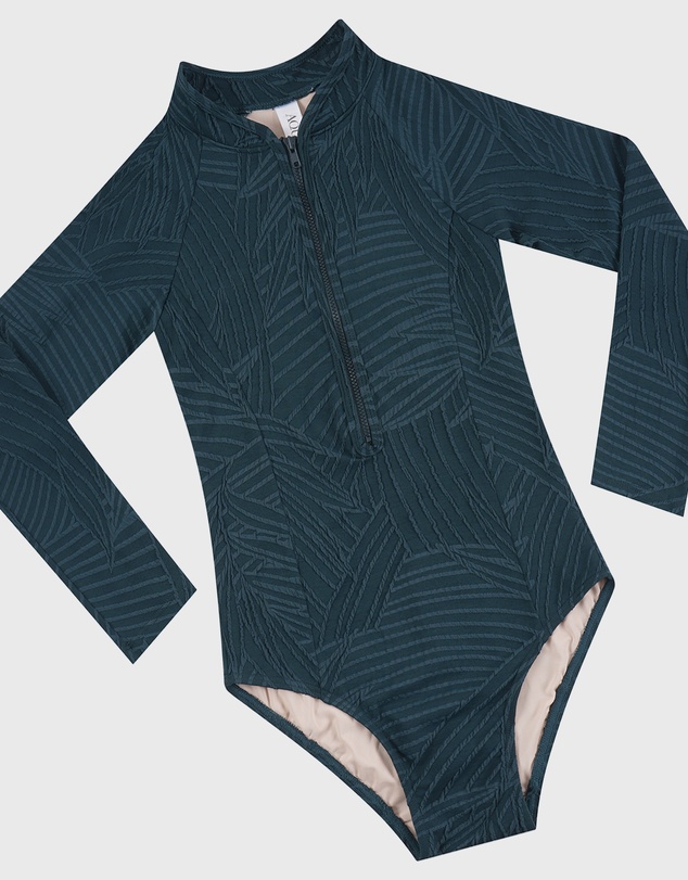Aqua Blu Kids - Stepping Stones Long Sleeve One Piece - Teens