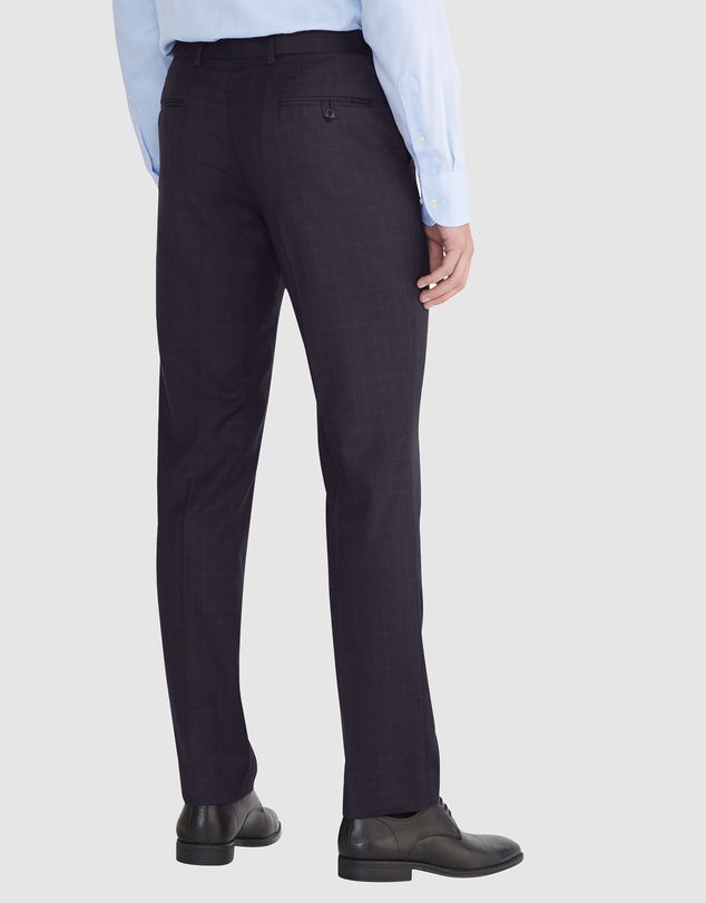 Van Heusen - Wool Tonal Glen Check Suit Pant