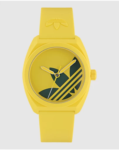 adidas Originals - Project Three Yellow Bio-Resin Watch