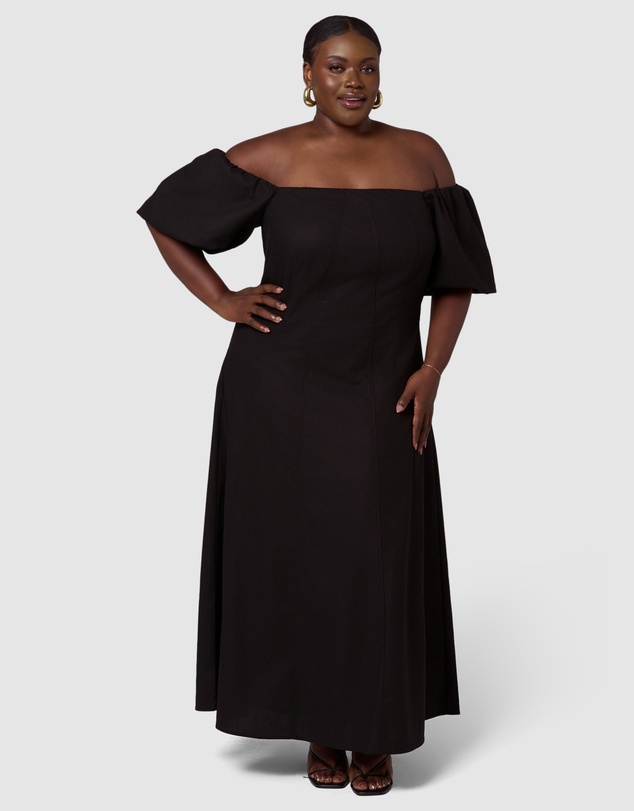 Pink Dusk by Curve Project - Heart Racer Midi Dress
