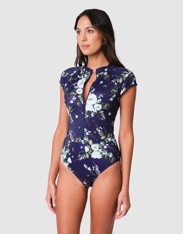 UNE PIECE - Original Sexie Rashie Cap Sleeve One Piece Swimsuit
