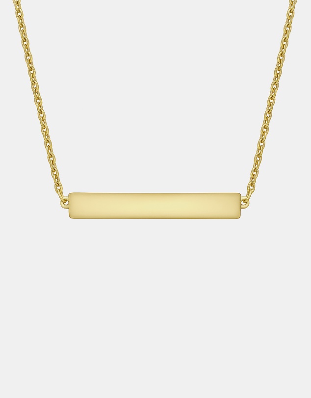 Zoe Olivia - 9K Gold Bar Necklace