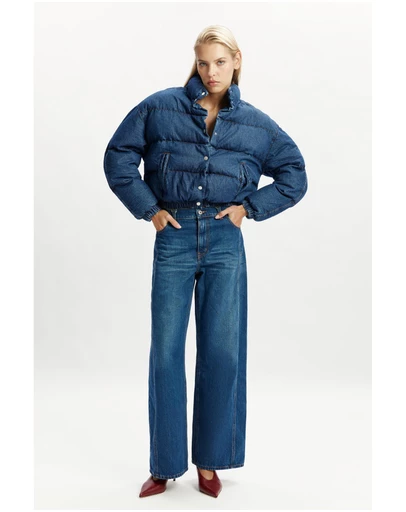 Bardot - Denim Bomber Jacket