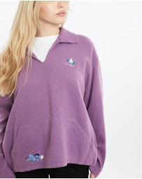 Vintage by The Real Deal - Pre Loved - Vintage 90s Disney Winnie The Pooh 'Eeyore' Collared Sweatshirt