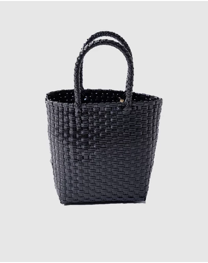 Mimmi Terra - Woven Micro Tote Nera