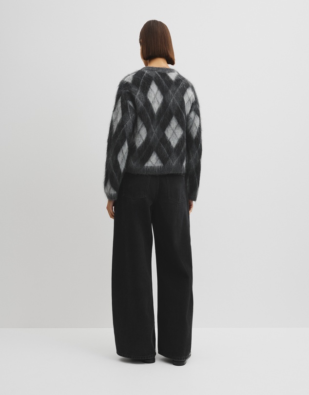 Country Road - Argyle Crew Neck Knit
