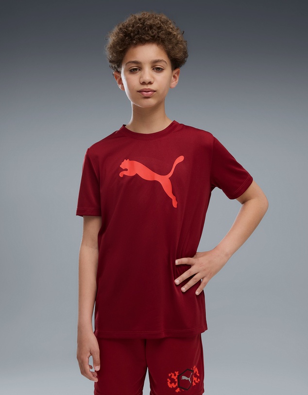 Puma - Train All Day Essentials Cat Logo Tee - Boys