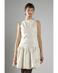Glamorous - Sleeveless Button-Front A-Line Dress