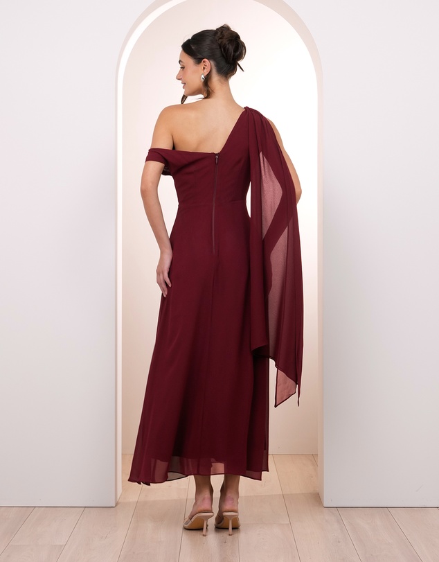 Pilgrim - Agatha Asymmetric Neck Gown