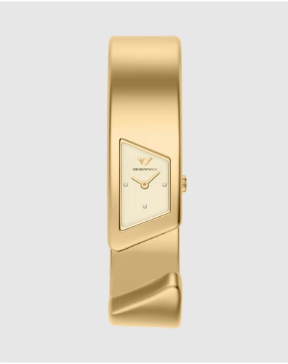 Emporio Armani - Gold Tone Analogue Watch