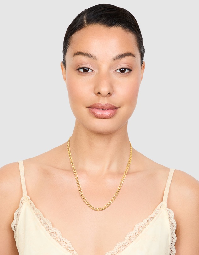 Lovisa - Waterproof Gold Plated Stainless Steel Figaro Necklace
