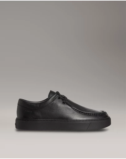 Calvin Klein - Leather Apron Lace Up Shoes