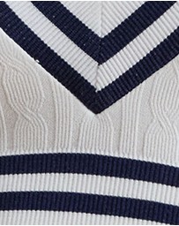 Lauren by Ralph Lauren - Cricket Cable Knit Lightly-Lined Crop Top Bra
