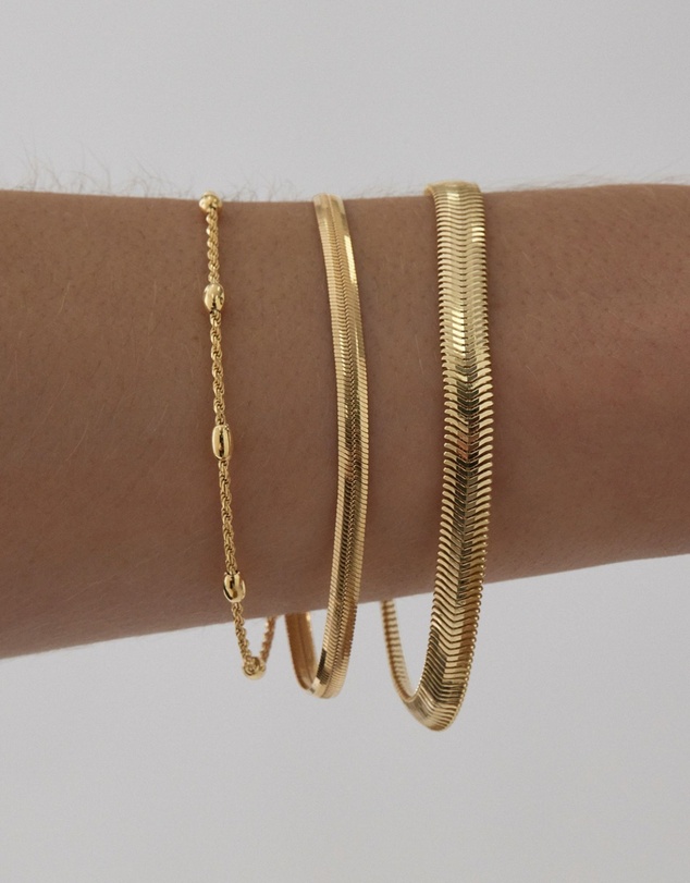 Najo - Cassiopeia Yellow Gold Bracelet (18.5cm+ext)