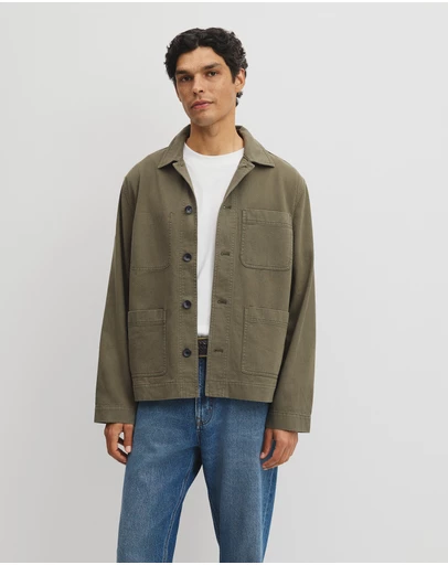 Country Road - Cotton Twill Garment Dyed Chore Jacket