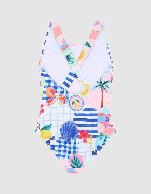 Minihaha - Camille Print Swimsuit - Kids-Teens