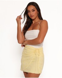 Petal & Pup - Clare Mini Skirt - Butter Yellow