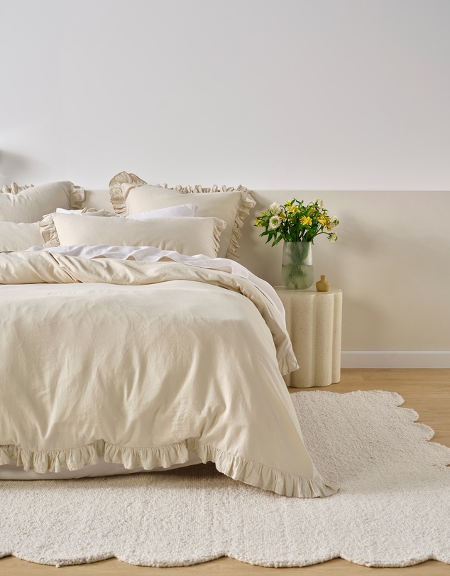 Linen House - Vintage Ruffle Quilt Cover Set