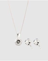 Elli Jewelry - Jewelry Set Crystal 925 Sterling Silver