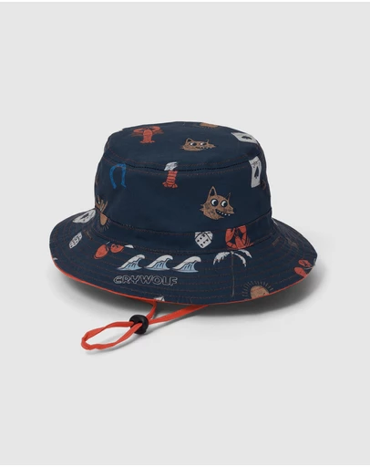 Crywolf - REVERSIBLE BUCKET HAT Lucky Days