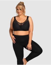 Nessa - Crop Top Style Full Bust Wirefree Sports Bra