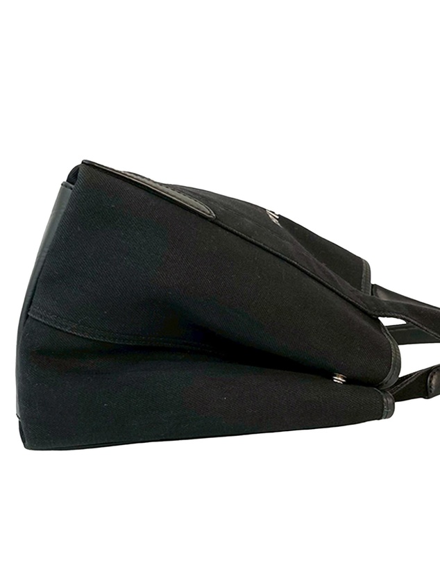 Pre-Loved by Azura Reborn - Pre-Loved Canvas Navy Cabas Tote S
