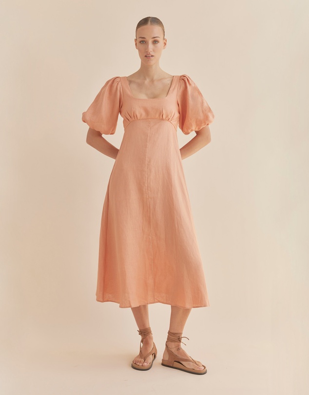 Amelius - Romilly Linen Midi Dress
