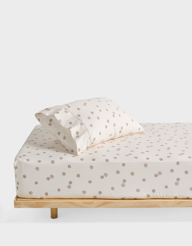 Linen House Kids - Flower Garden Fitted Sheet + Pillowcase Set