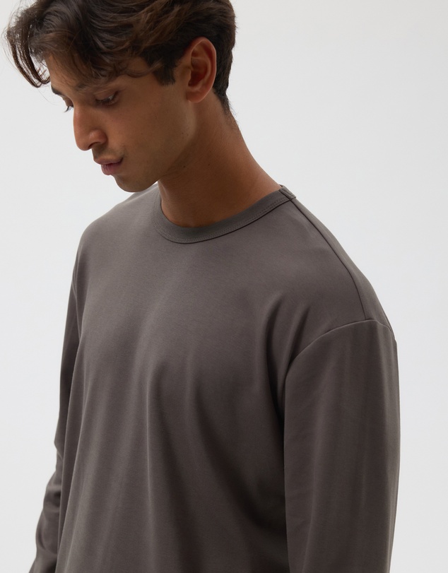 AERE - Relaxed Long Sleeve Cotton Tee