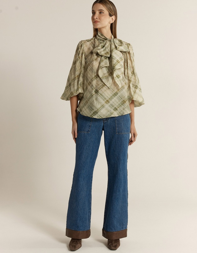 Fate + Becker - Eve Pussybow Blouse