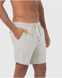 Coast Clothing - Linen Shorts - Sand