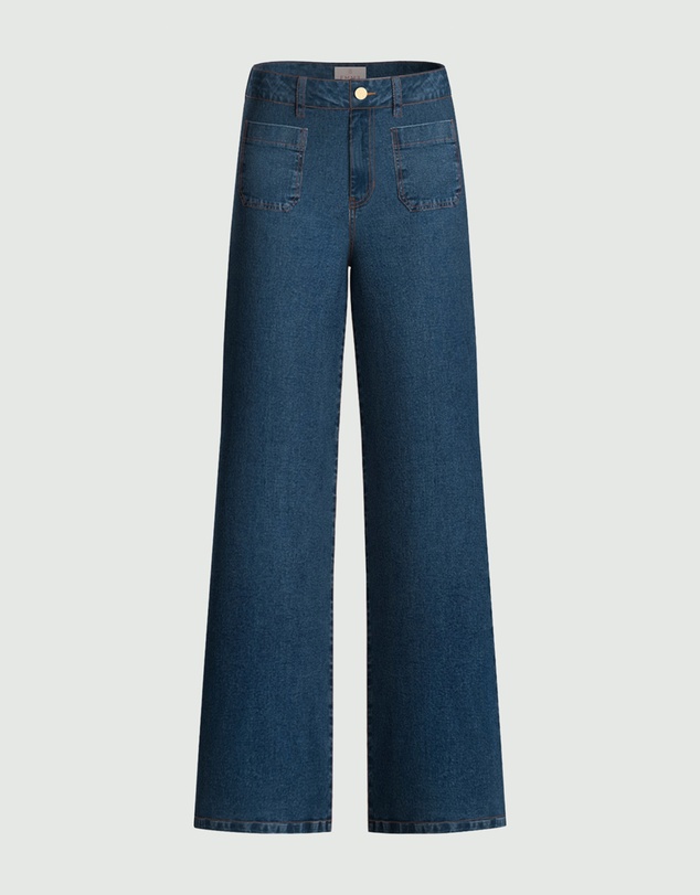 Emme - Wide Flare Denim Jeans