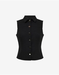 Forcast - Dolly Collared Vest