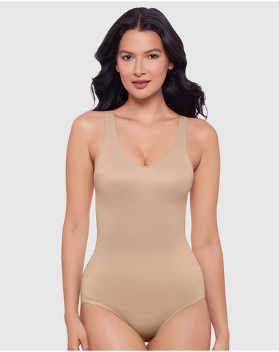 Miraclesuit Shapewear - Back Wrap Padded Cup Back Support Bodysuit Shaper