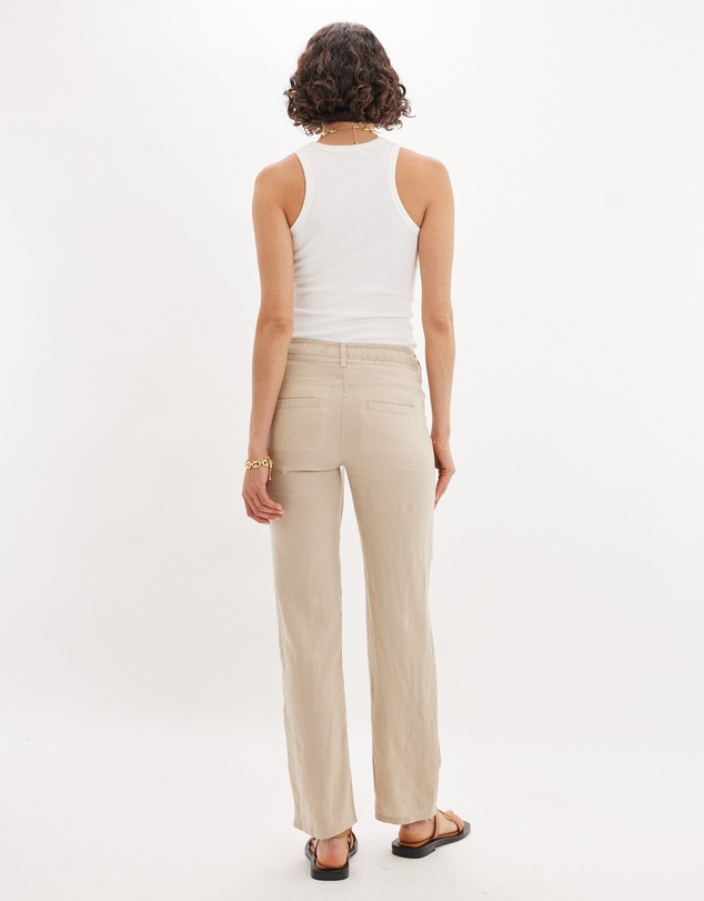 Amelius - Erin Linen Tie Cargo Pant