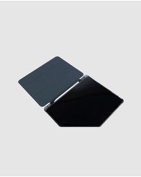 Tucano - Tucano Satin Folio Case Dark Blue for iPad Air 13 Inch M2 2024 with Pencil Holder and Stand