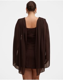 Forever New Curve - Bowie Curve Mini Dress With Shawl