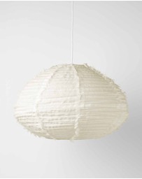 Aura Home - Cloud Fringed Linen Oval Pendant Shade