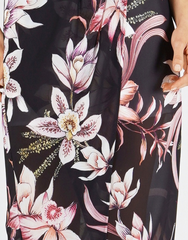 Amelius - Blushing Orchid Midi Dress
