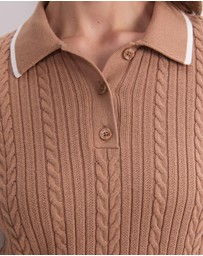 Sportscraft - Elka Baby Cable Polo