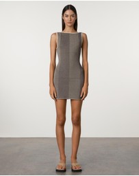 Zulu & Zephyr - Herringbone Knit Mini Dress