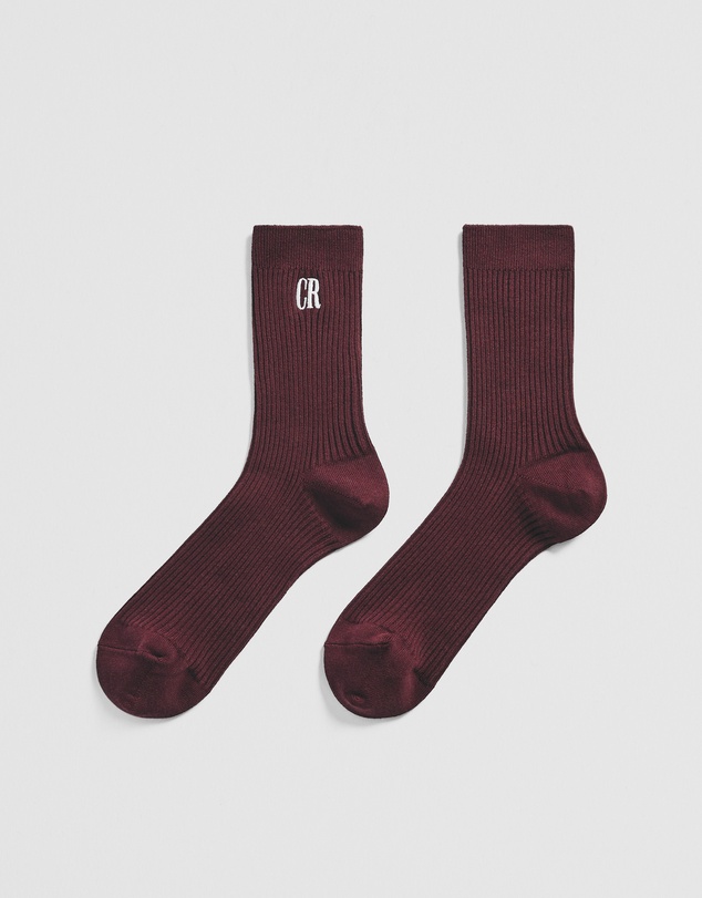 Country Road - Australian Cotton Blend Cr Ribbed Three Quarter Crew Sock