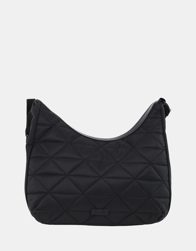 Pierre Cardin - Pierre Cardin Ladies Nylon Geometric Hobo Bag
