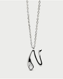 PDPAOLA - Initial 2026 N Silver Pendant Necklace