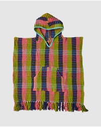 Kip&Co - Florida Tartan Kids Waffle Poncho - Kids